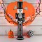 Ornativity Christmas Scary Skeleton Nutcracker – Black and White Wooden Day of The Dead Skeletal Nutcracker Man with Top Hat Xmas and Halloween Themed Holiday Nut Cracker Doll Figure Decorations